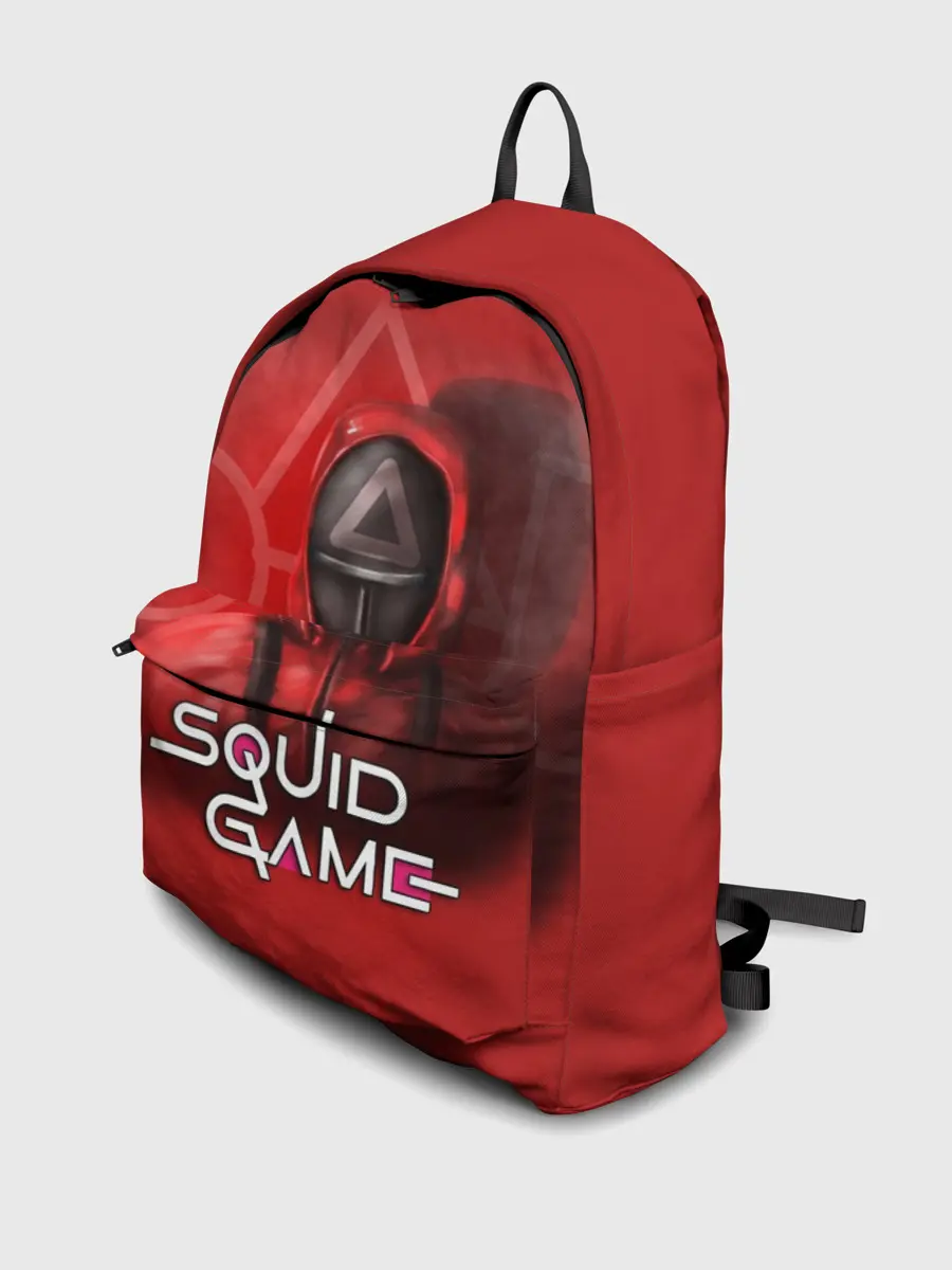 Рюкзак джинсовый / ИГРА В КАЛЬМАРА | ТРЕУГОЛЬНИК