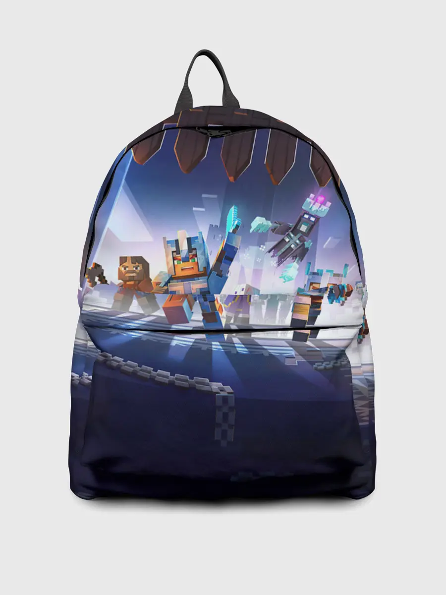 Рюкзак джинсовый / MINECRAFT АРМИЯ КРИПЕРОВ