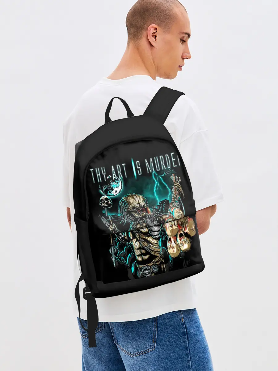 Рюкзак джинсовый / Thy Art Is Murder - Human Target