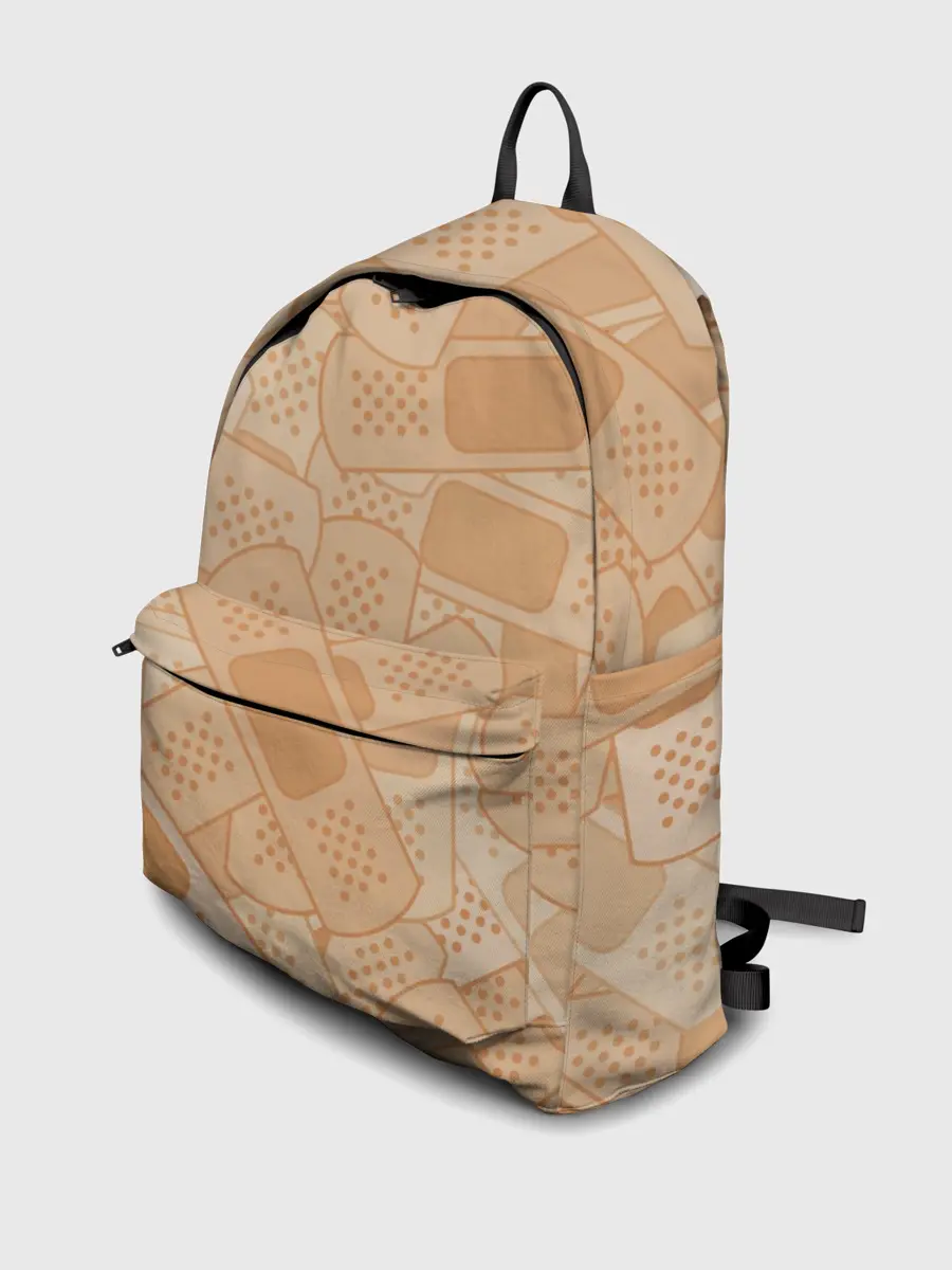 Рюкзак джинсовый / Просто пластыри