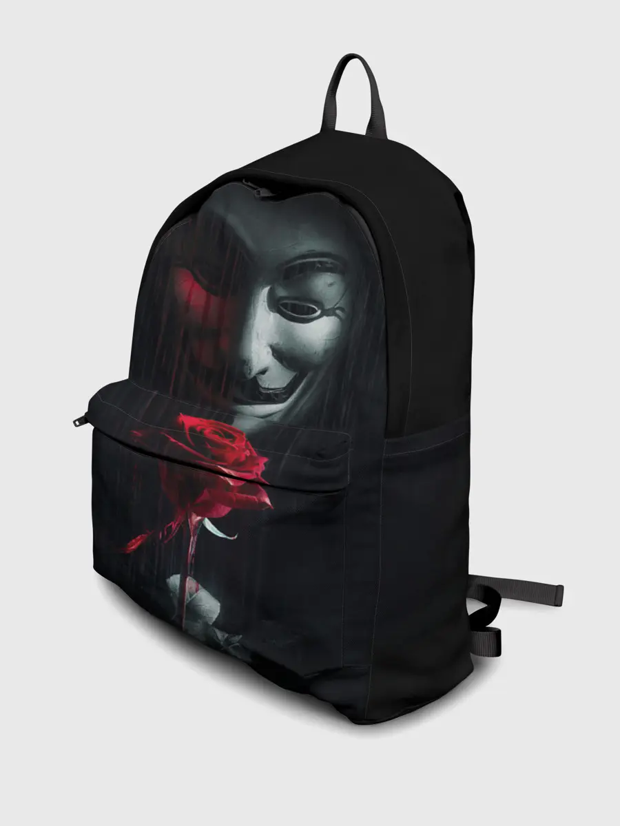 Рюкзак джинсовый / АНОНИМУС РОЗА | ANONYMOUS ROSE | ГАЙ ФОКС