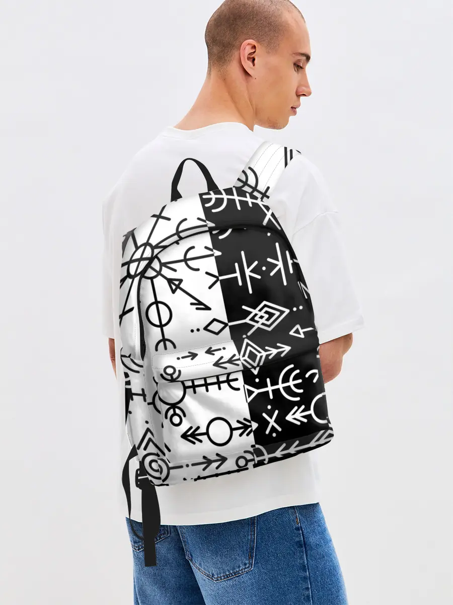 Рюкзак джинсовый / ДРЕВНИЕ СЛАВЯНСКИЕ РУНЫ