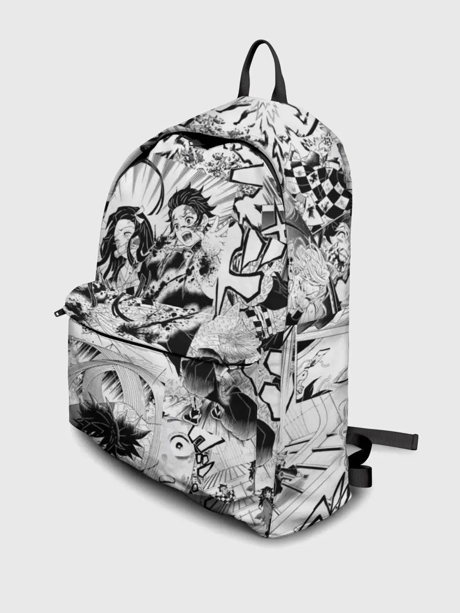 Рюкзак джинсовый / Клинок, рассекающий демонов, МАНГА