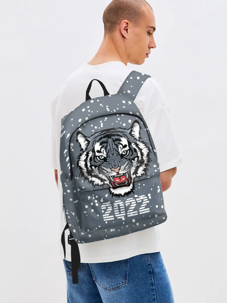 Рюкзак джинсовый / Водяной тигр 2022