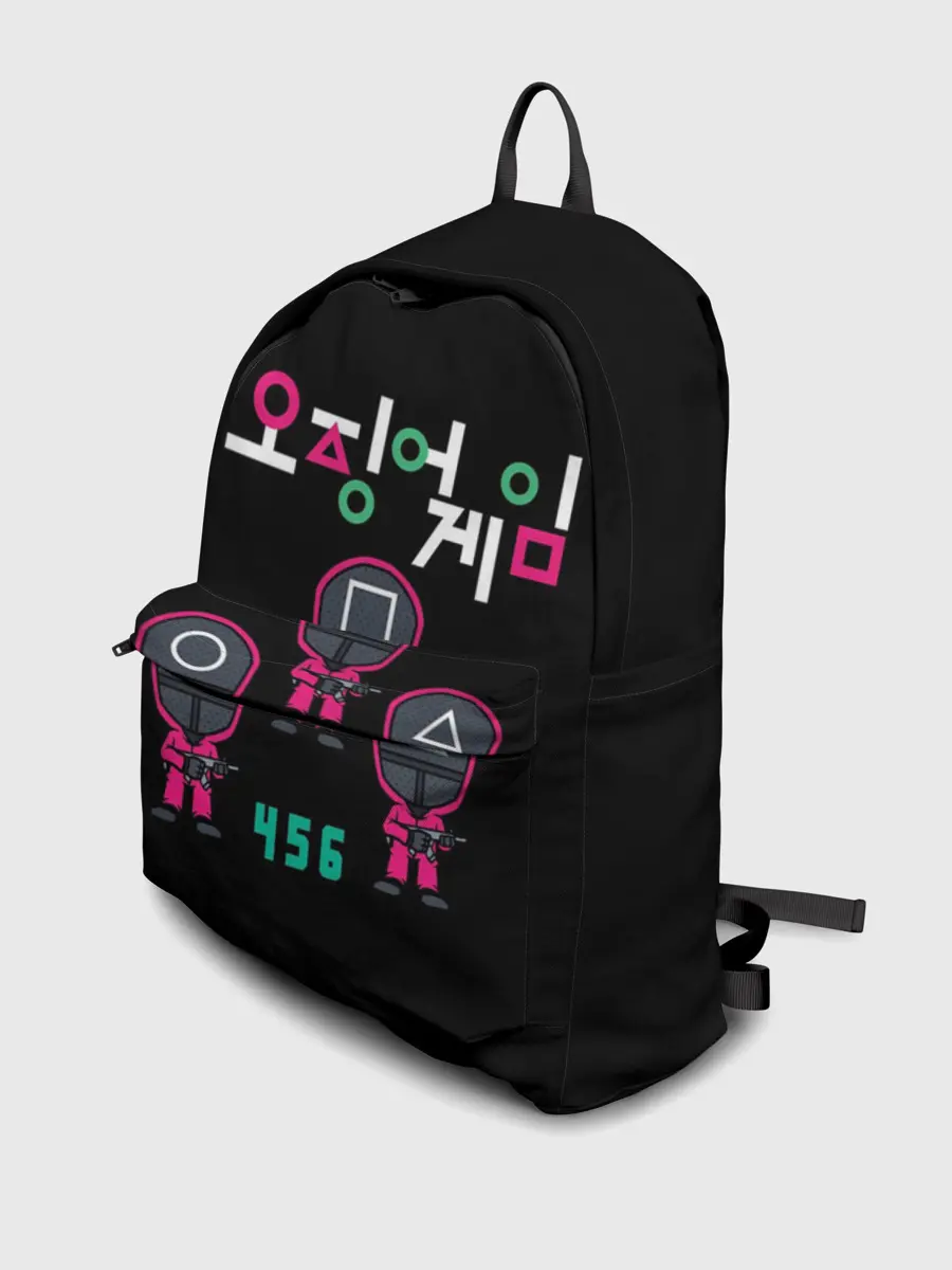 Рюкзак джинсовый / ИГРА В КАЛЬМАРА 456 | SQUID GAME