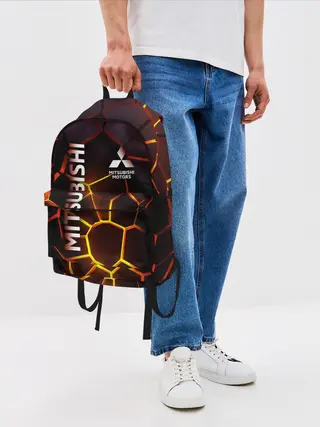 Рюкзак джинсовый / Митсубиси подсветка 3D плит