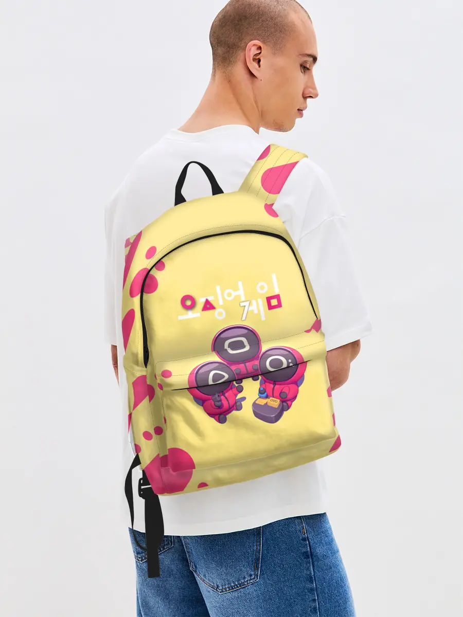 Рюкзак джинсовый / ИЗГОТАВЛИВАЮТ ВИЗИТКИ | ОХРАНА