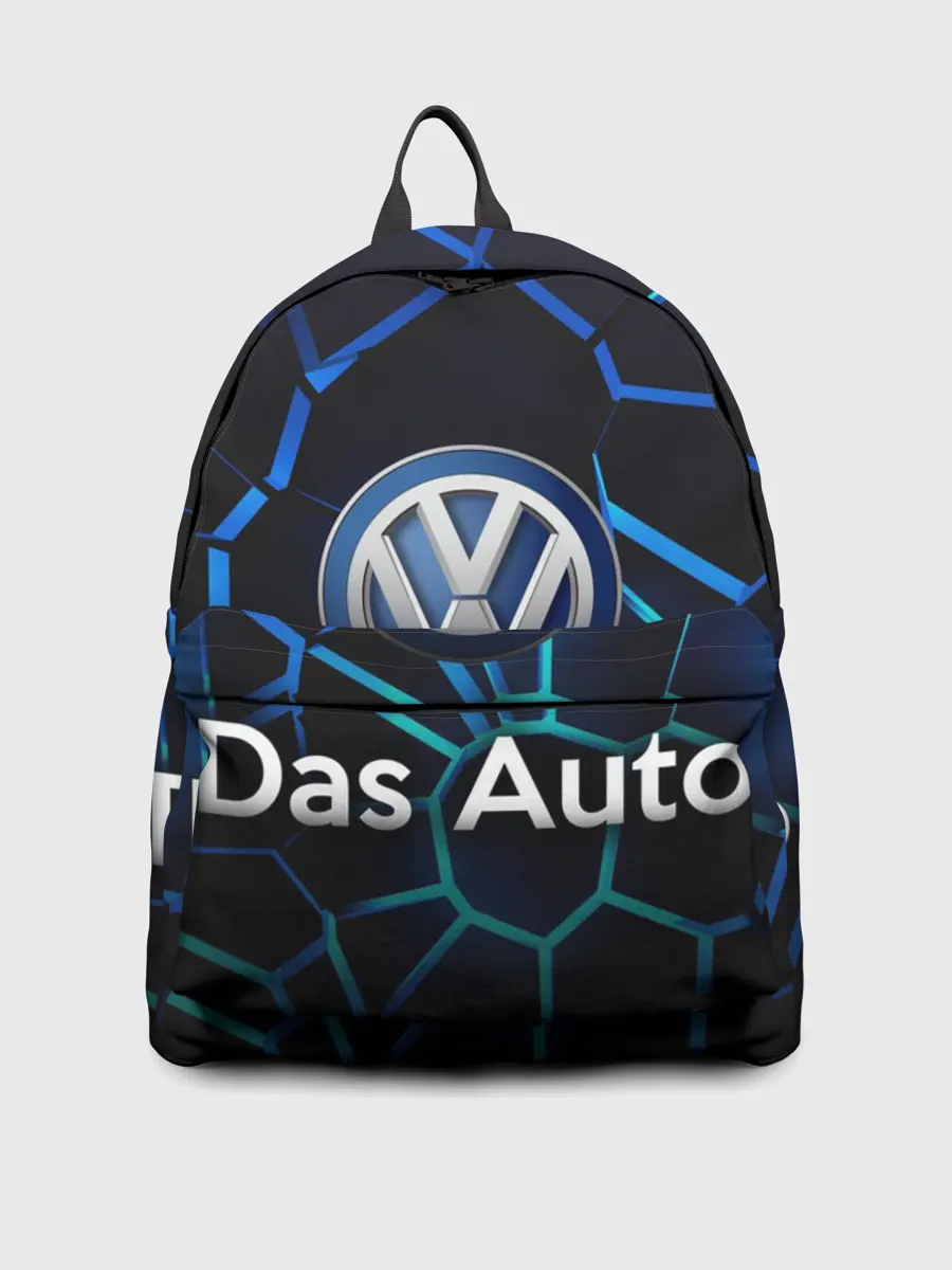 Рюкзак джинсовый / Volkswagen слоган Das Auto