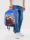 Рюкзак джинсовый / Biomutant | Биомутант рисунок