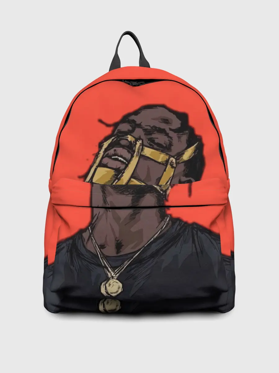 Рюкзак джинсовый / Арт с Тревисом