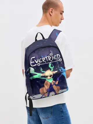 Рюкзак джинсовый / EVERTRIED ГЛАВНЫЙ ГЕРОЙ,