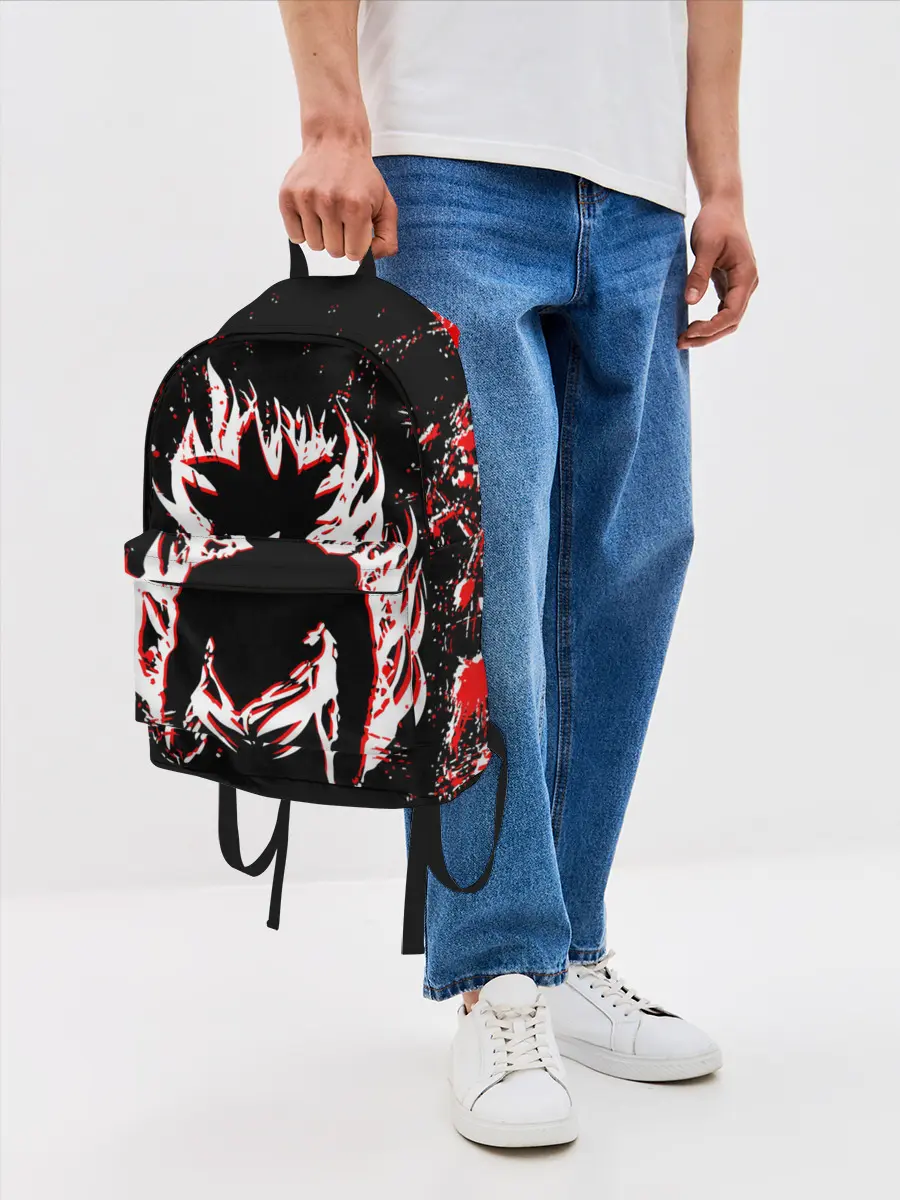 Рюкзак джинсовый / dragon ball super.