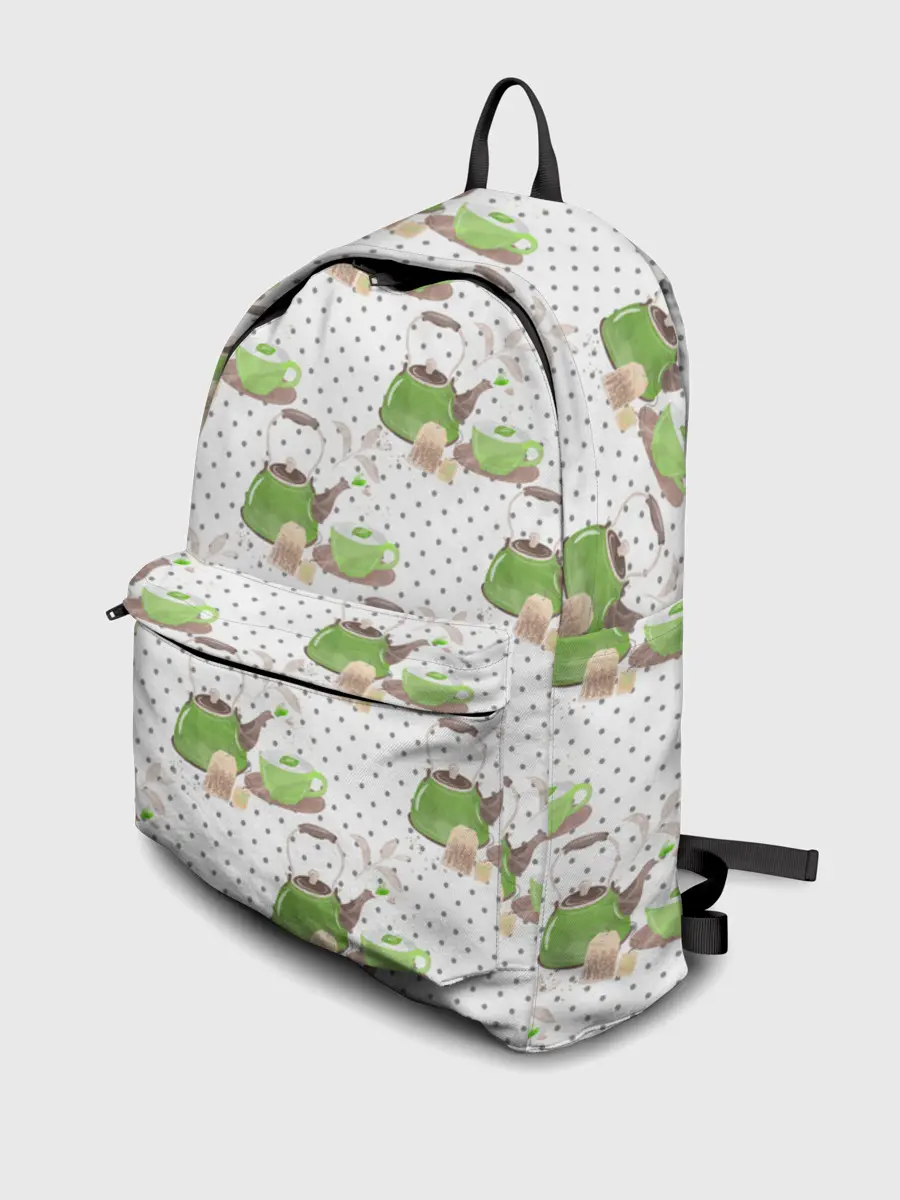 Рюкзак джинсовый / Зеленый чай