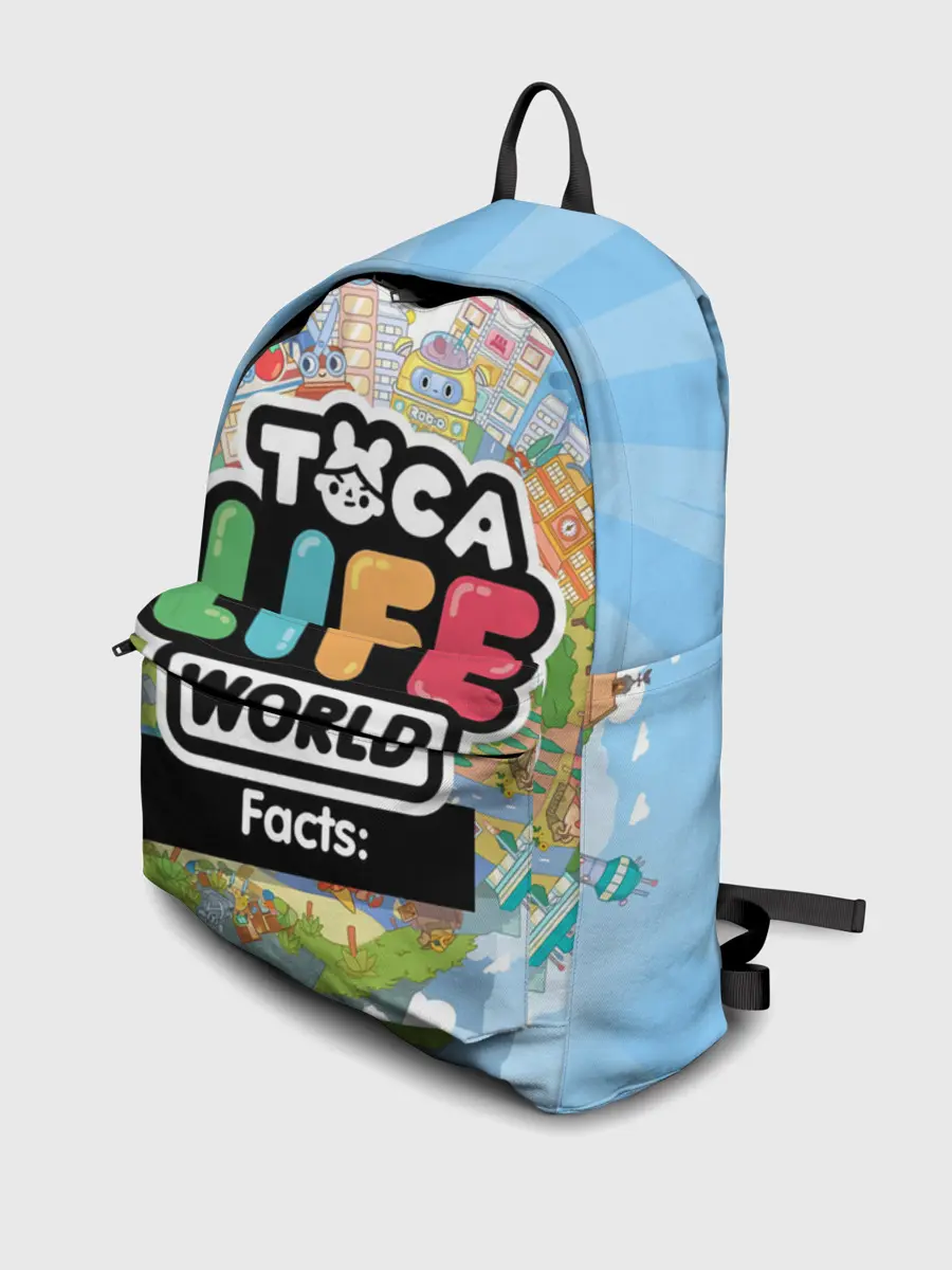 Рюкзак джинсовый / TOCA BOCA WORLD, ПЛАНЕТА ИГРЫ