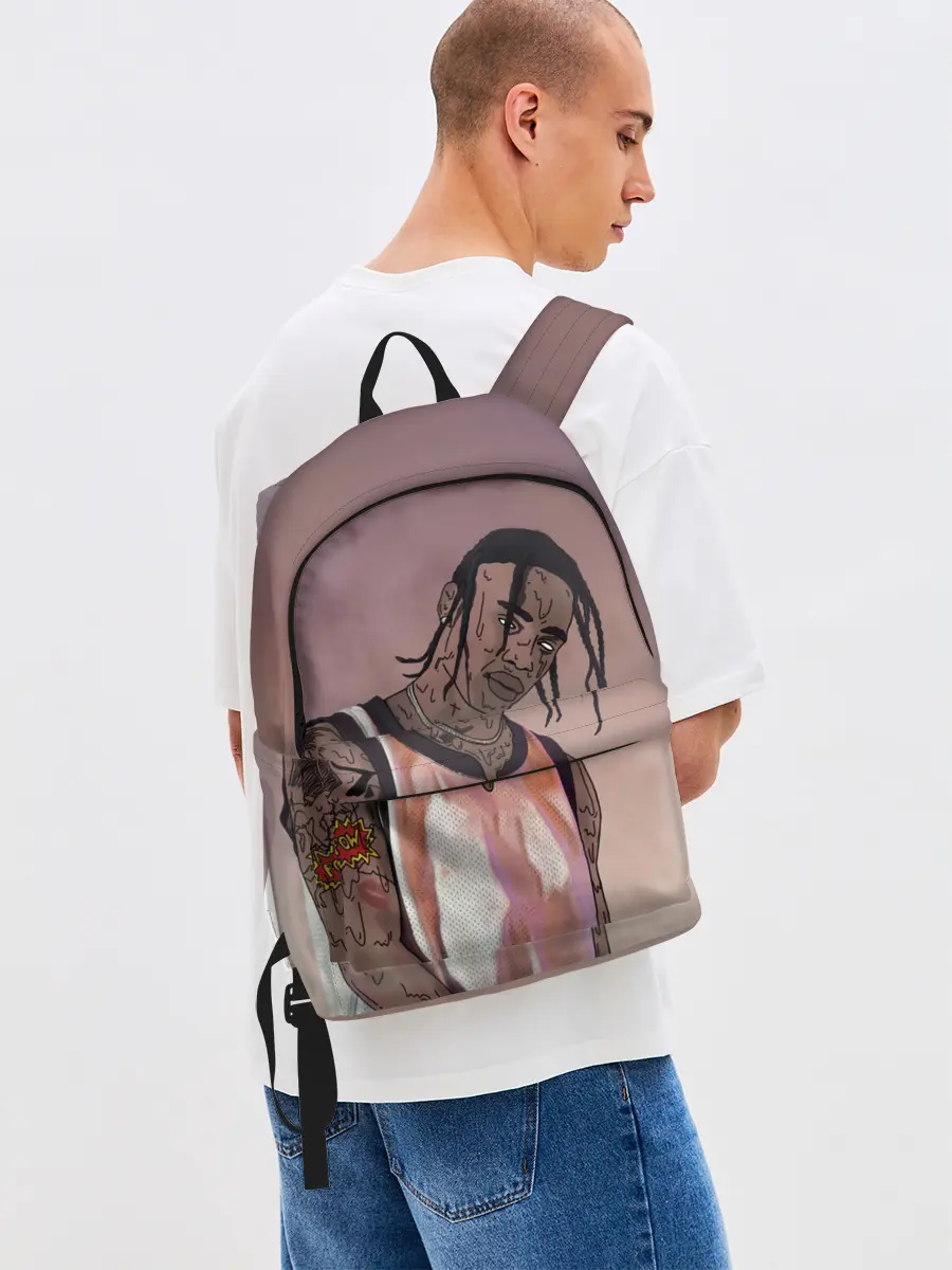 Рюкзак джинсовый / Потёкший Тревис