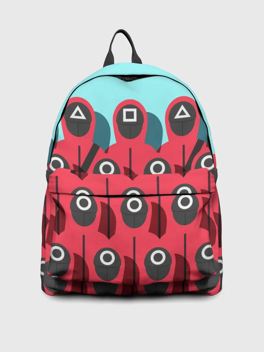 Рюкзак джинсовый / Охрана | Squid game