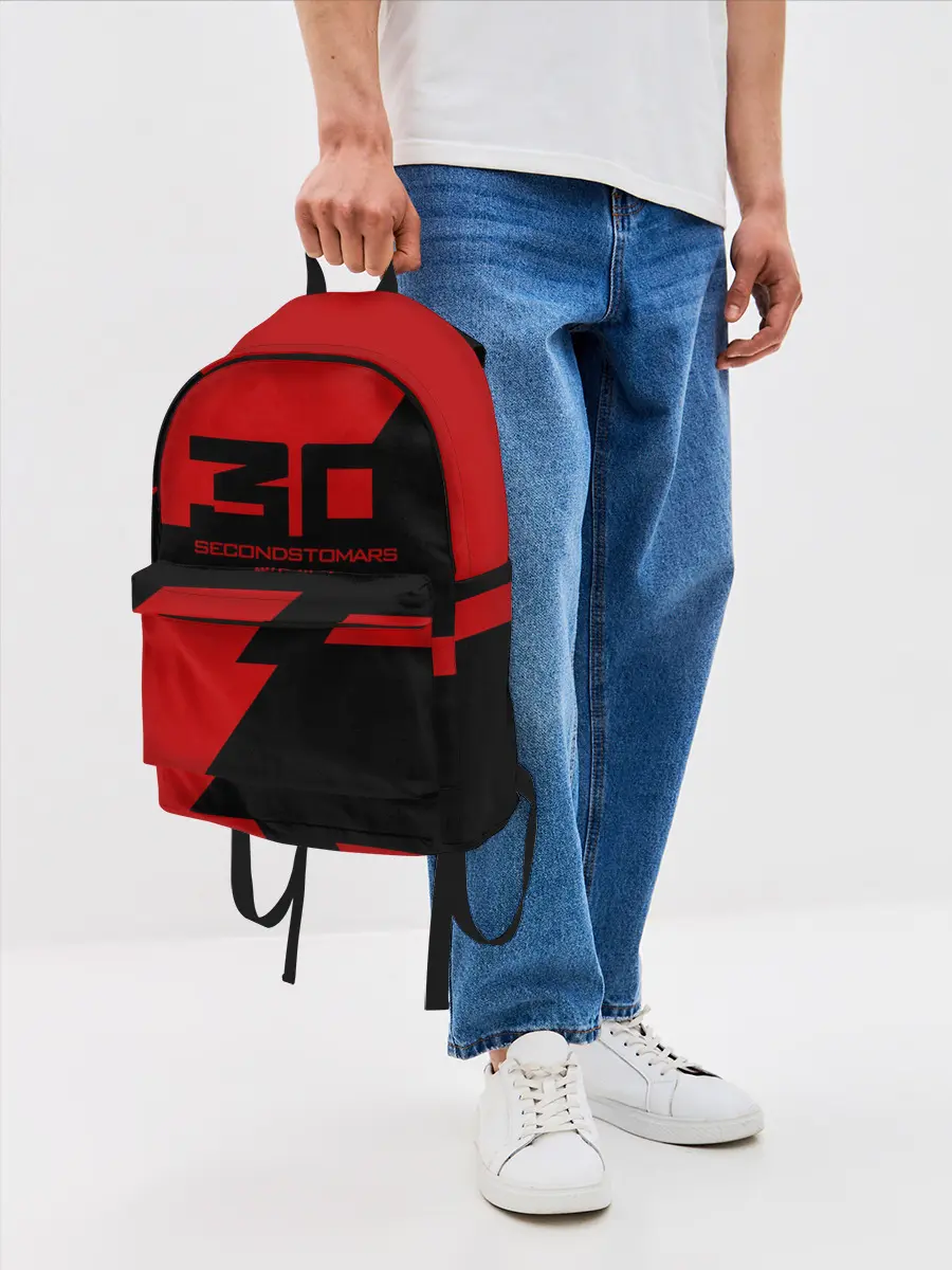 Рюкзак джинсовый / 30 Seconds to Mars / 30 секунд до Марса