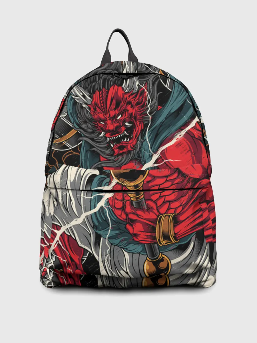 Рюкзак джинсовый / БОГ ГРОМА РАЙДЗИН