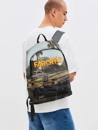 Рюкзак джинсовый / Far Cry 6 game art