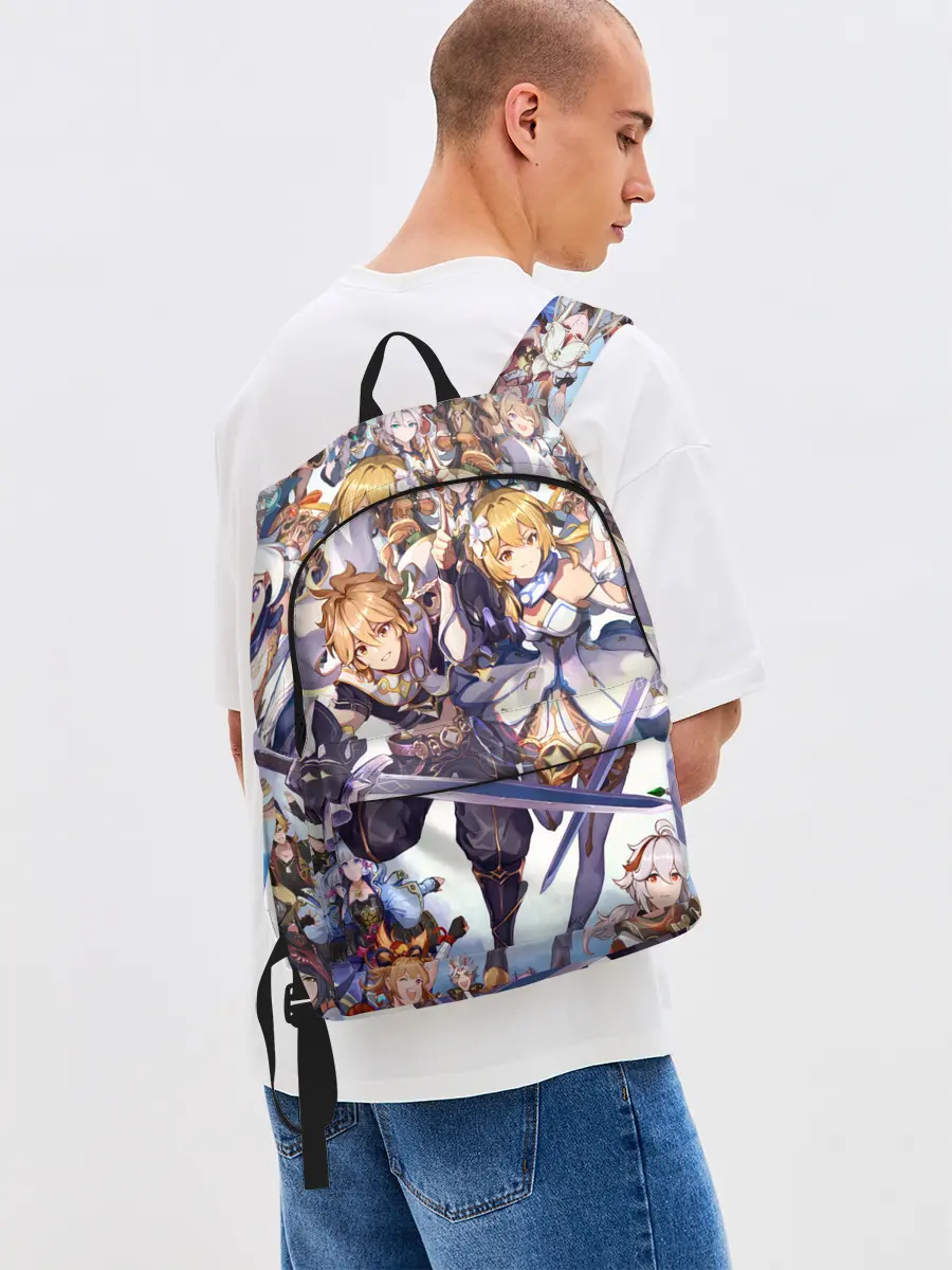 Рюкзак джинсовый / GENSHIN IMPACT ПЕРСОНАЖИ