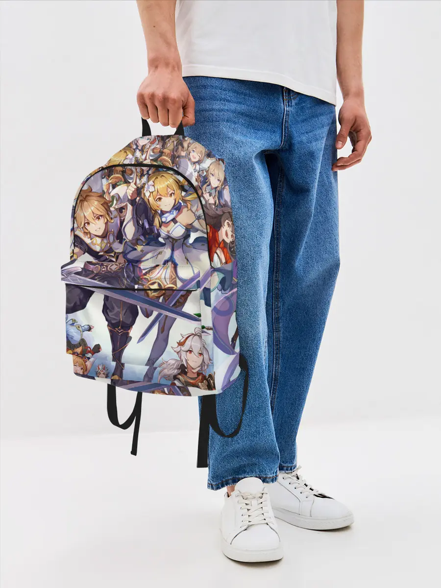 Рюкзак джинсовый / GENSHIN IMPACT ПЕРСОНАЖИ