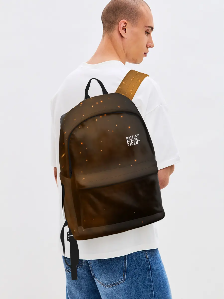 Рюкзак джинсовый / FIRE BATTLEFIELD LOGO | ЛОГО