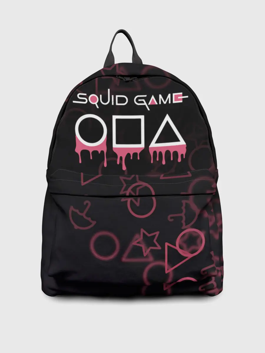 Рюкзак джинсовый / Squid Game Pattern.