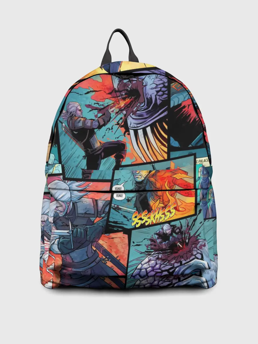 Рюкзак джинсовый / Ведьмак / The Witcher