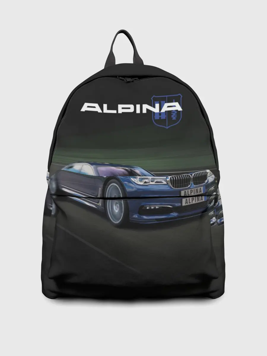 Рюкзак джинсовый / Alpina на дороге