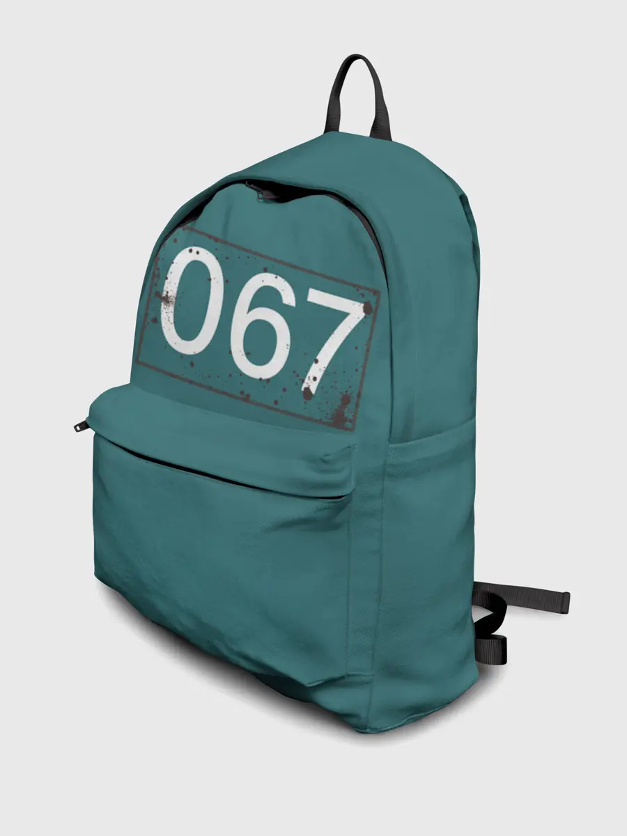 Рюкзак джинсовый / Игрок в кальмара 067.