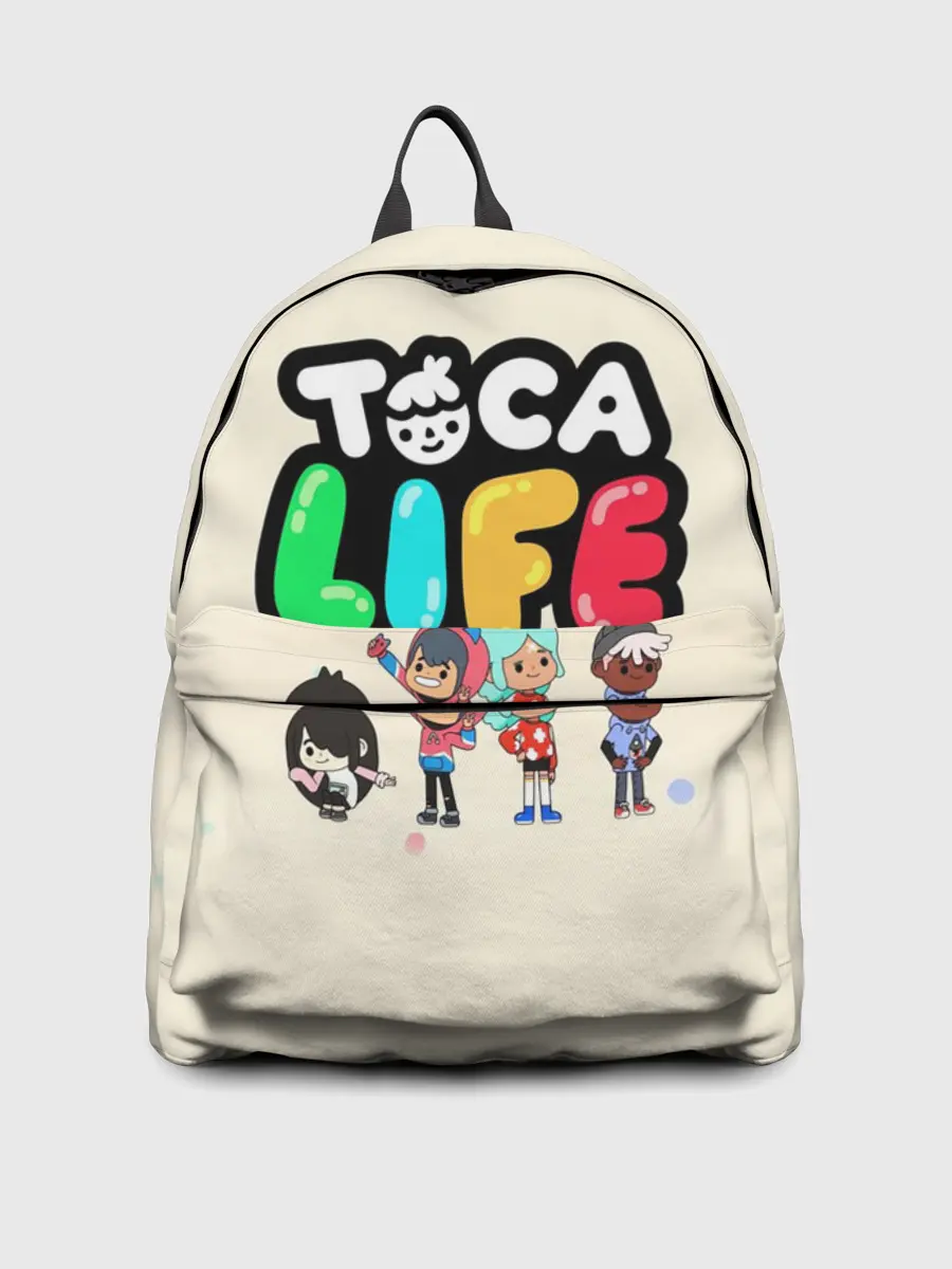 Рюкзак джинсовый / Toca Boca Рита, Зик, Нари, Леон