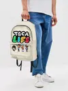 Рюкзак джинсовый / Toca Boca Рита, Зик, Нари, Леон