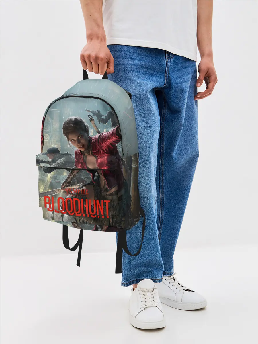 Рюкзак джинсовый / Vampire: The Masquerade - Bloodhunt