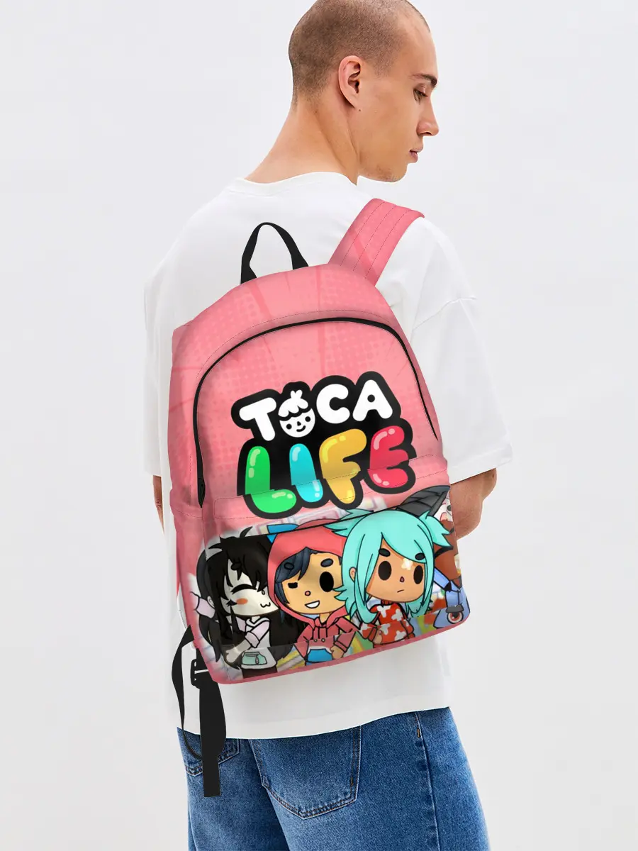 Рюкзак джинсовый / Toca Boca | Тока бока персонажи игры