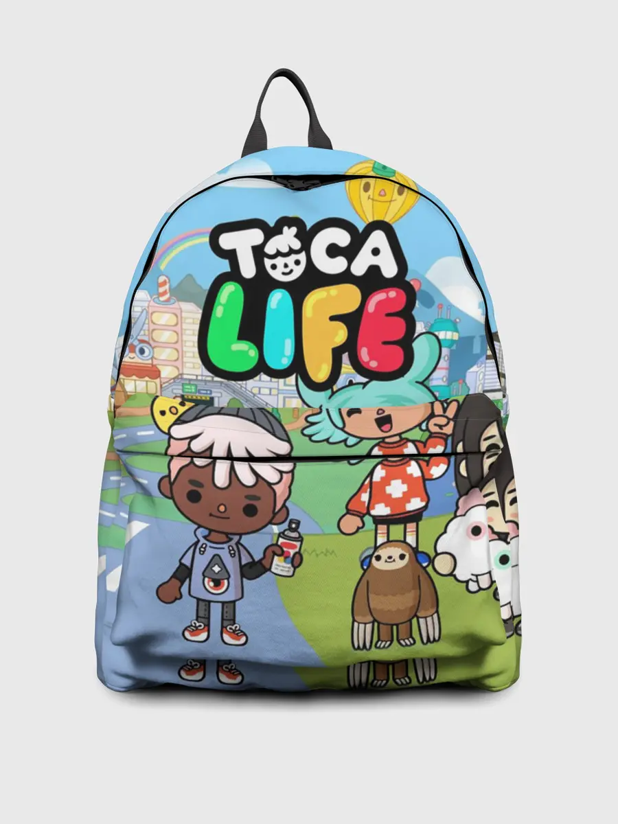 Рюкзак джинсовый / Toca Boca | Тока бока Рита, Зик, Нари, Леон