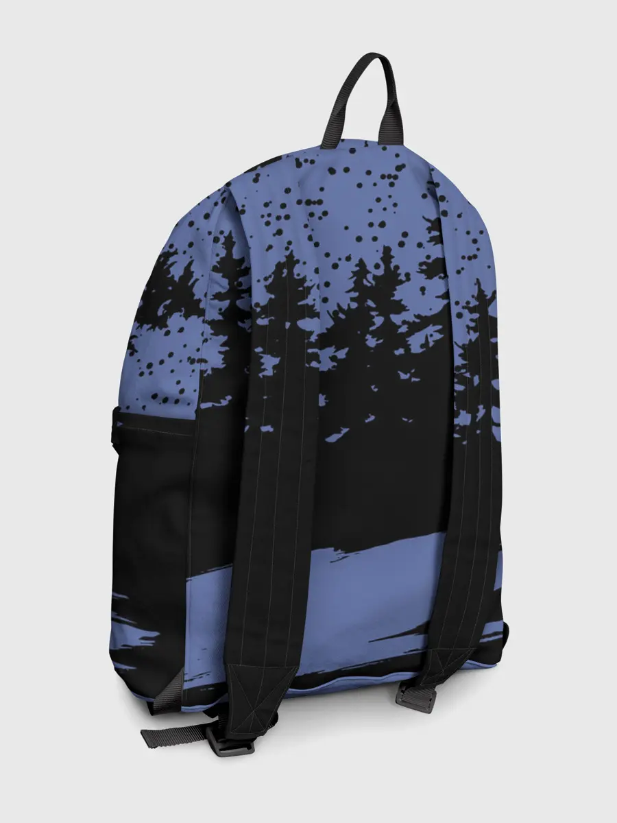 Рюкзак джинсовый / Снеговик на Хэллоуин