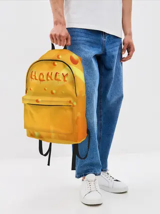 Рюкзак джинсовый / Медовая волна | Honey wave