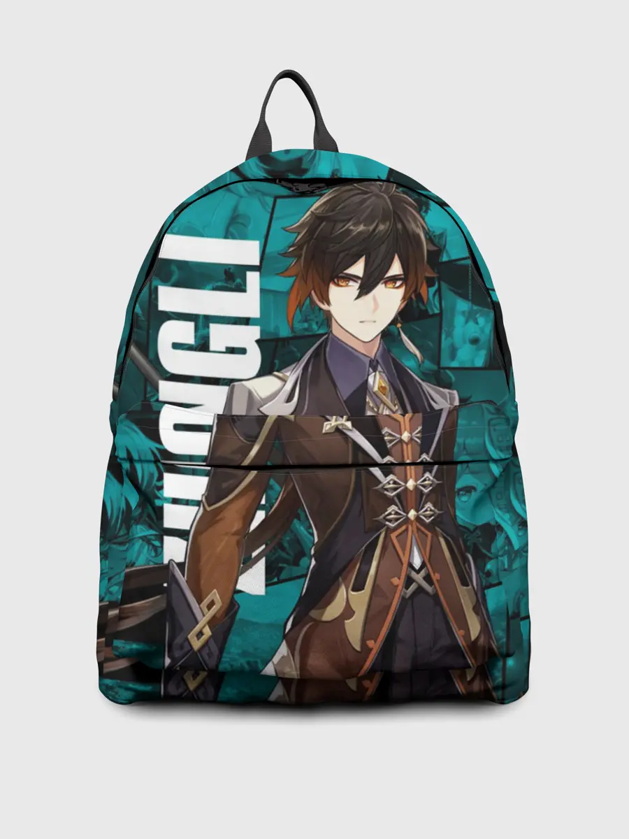 Рюкзак джинсовый / Чжун Ли , Genshin Impact