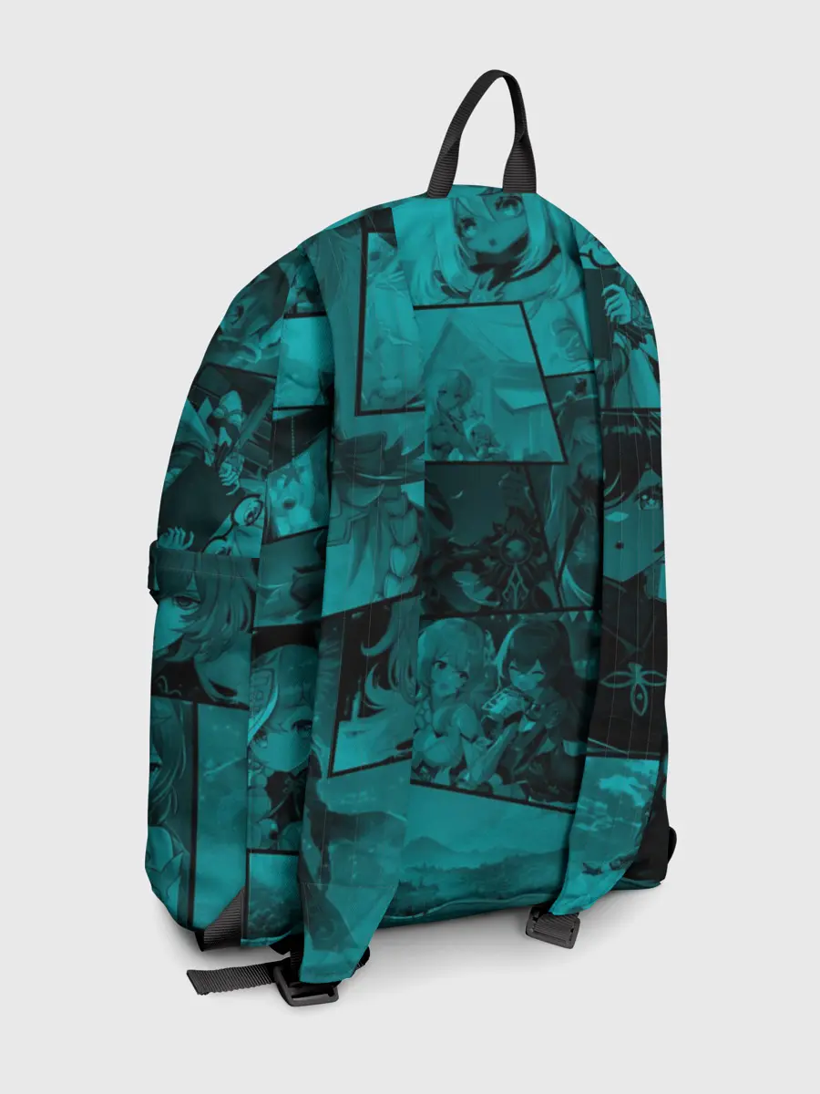 Рюкзак джинсовый / Чжун Ли , Genshin Impact