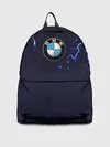 Рюкзак джинсовый / BMW разряд молнии.