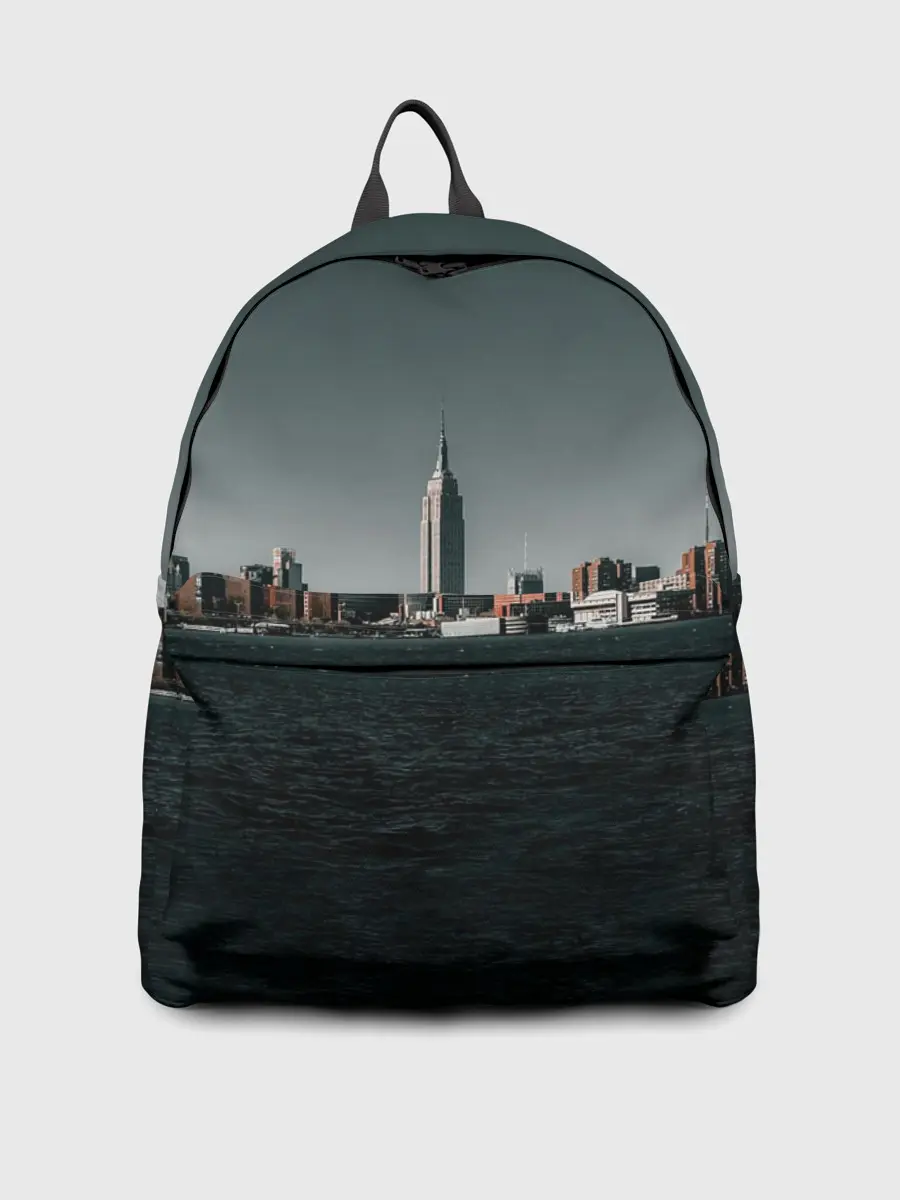 Рюкзак джинсовый / Вид на Нью Йорк