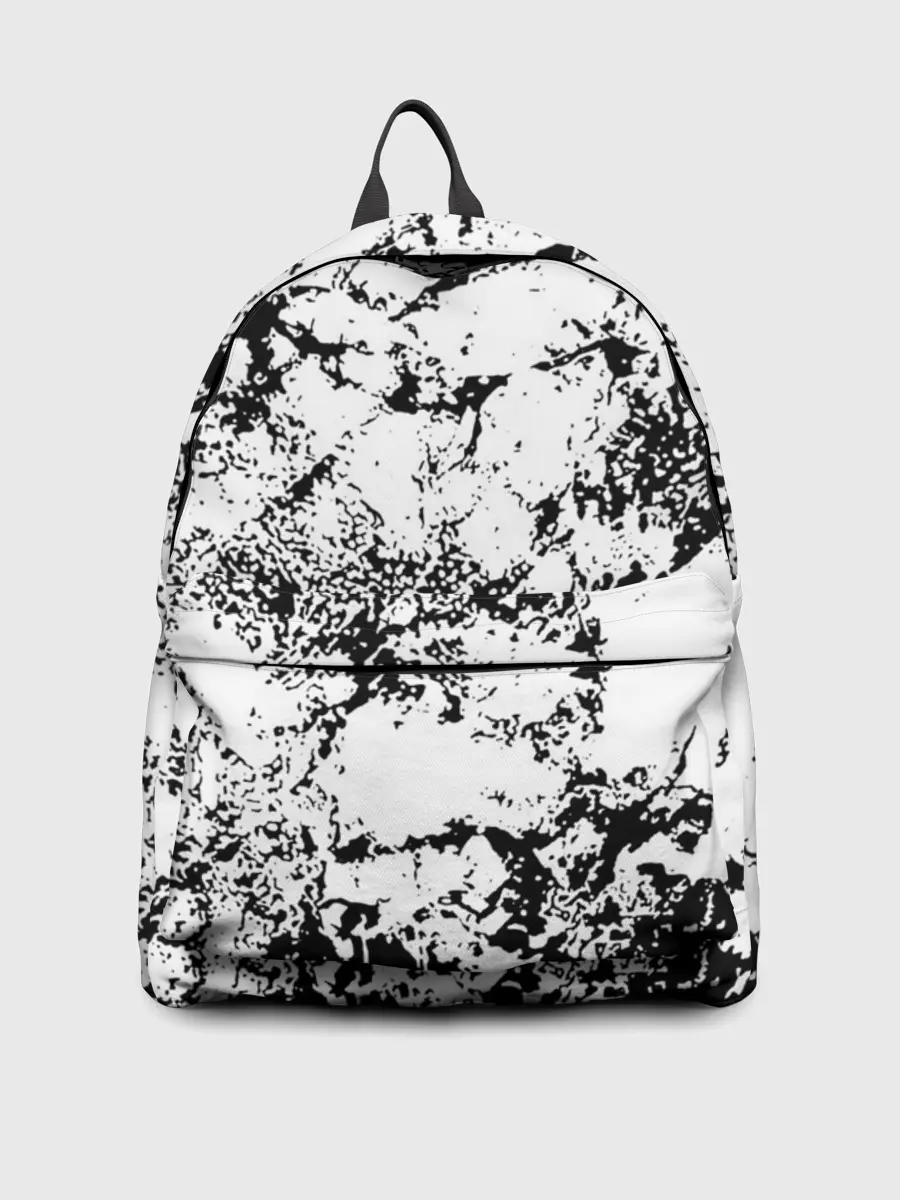 Рюкзак джинсовый / Эффект линогравюры