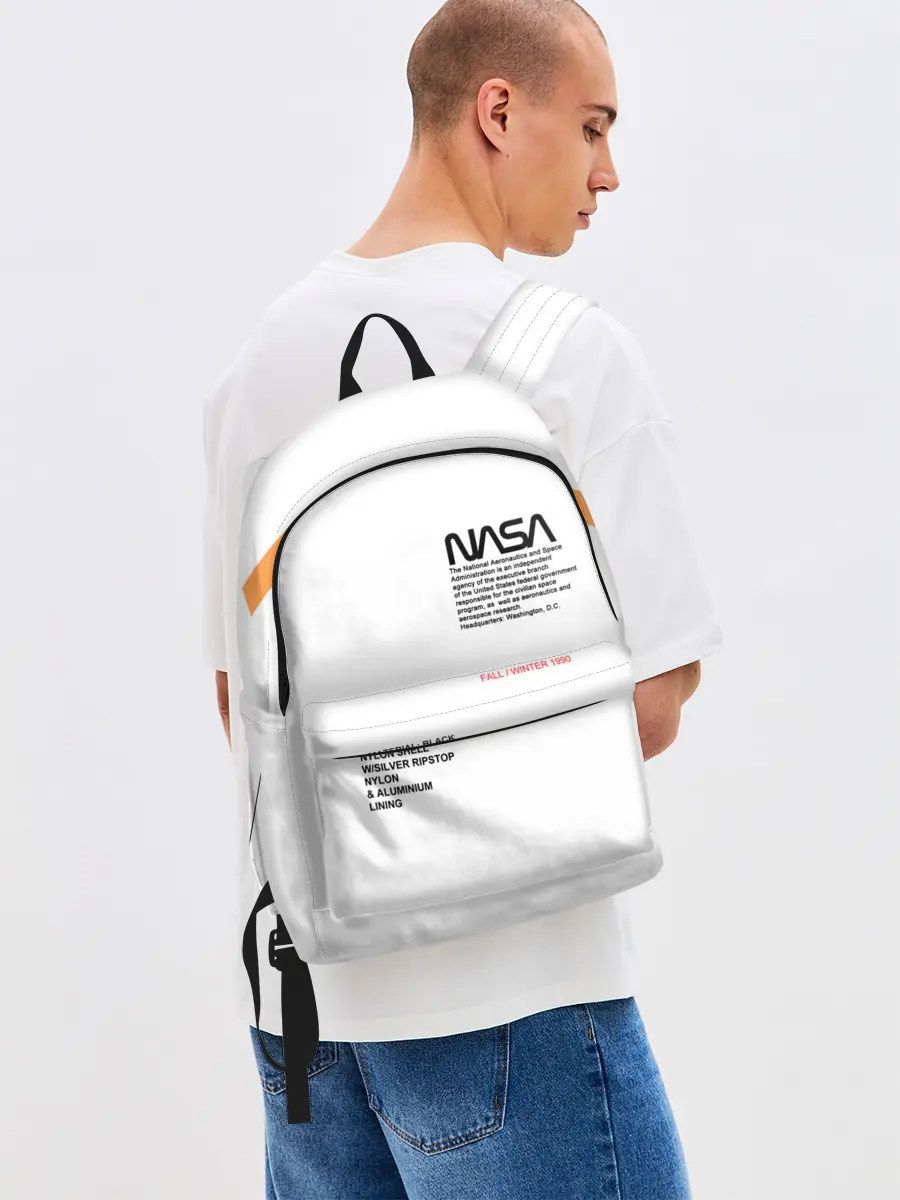 Рюкзак джинсовый / NASA БЕЛАЯ ФОРМА | НАСА WHITE UNIFORM