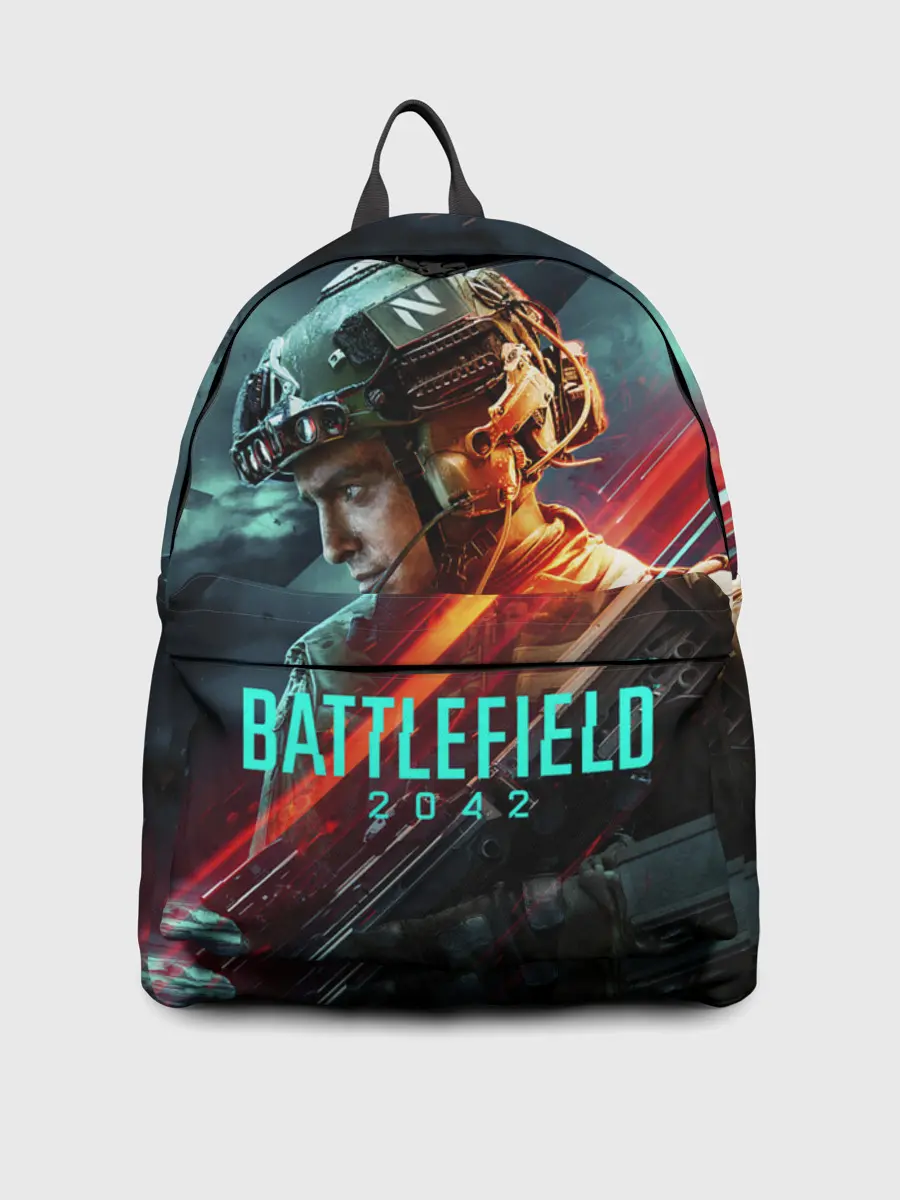 Рюкзак джинсовый / Battlefield 2042 game art