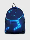 Рюкзак джинсовый / 3D ПЛИТЫ | NEON STEEL | НЕОНОВЫЕ ПЛИТЫ