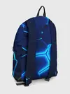 Рюкзак джинсовый / 3D ПЛИТЫ | NEON STEEL | НЕОНОВЫЕ ПЛИТЫ