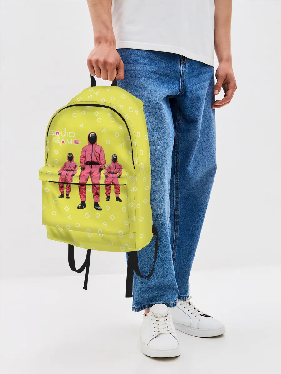 Рюкзак джинсовый / Игра в кальмара | Рабочие