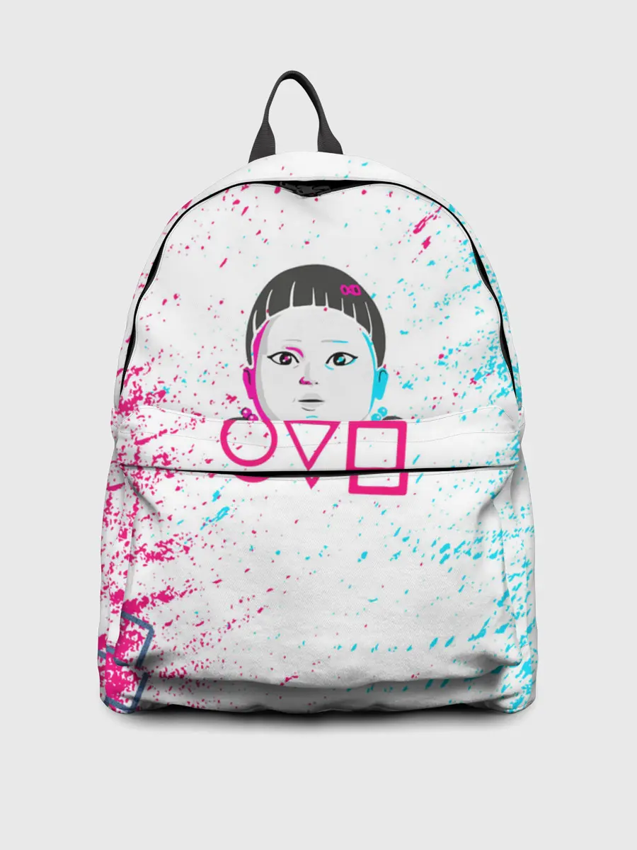 Рюкзак джинсовый / Игра в кальмара | Squid Game | КУКЛА