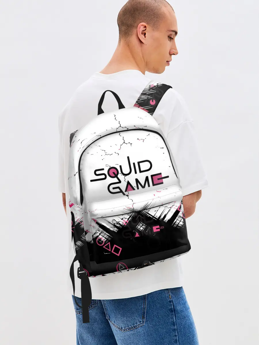 Рюкзак джинсовый / SQUID GAME | ИГРА В КАЛЬМАРА,