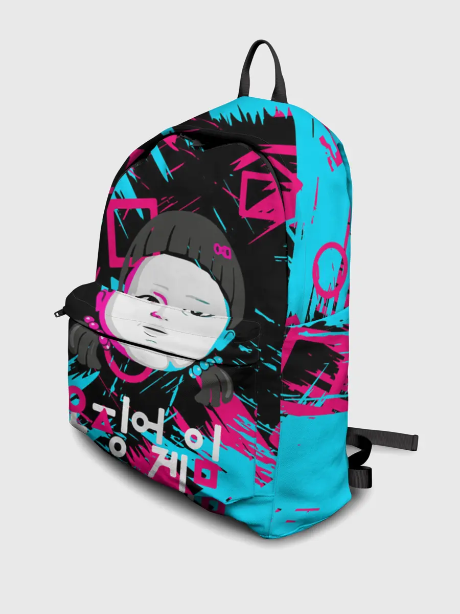 Рюкзак джинсовый / SQUID GAME | ИГРА В КАЛЬМАРА | DOLL,